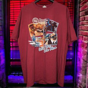 Universal Studios Terminator Back To The Future Postcard Vintage 2006 T-Shirt